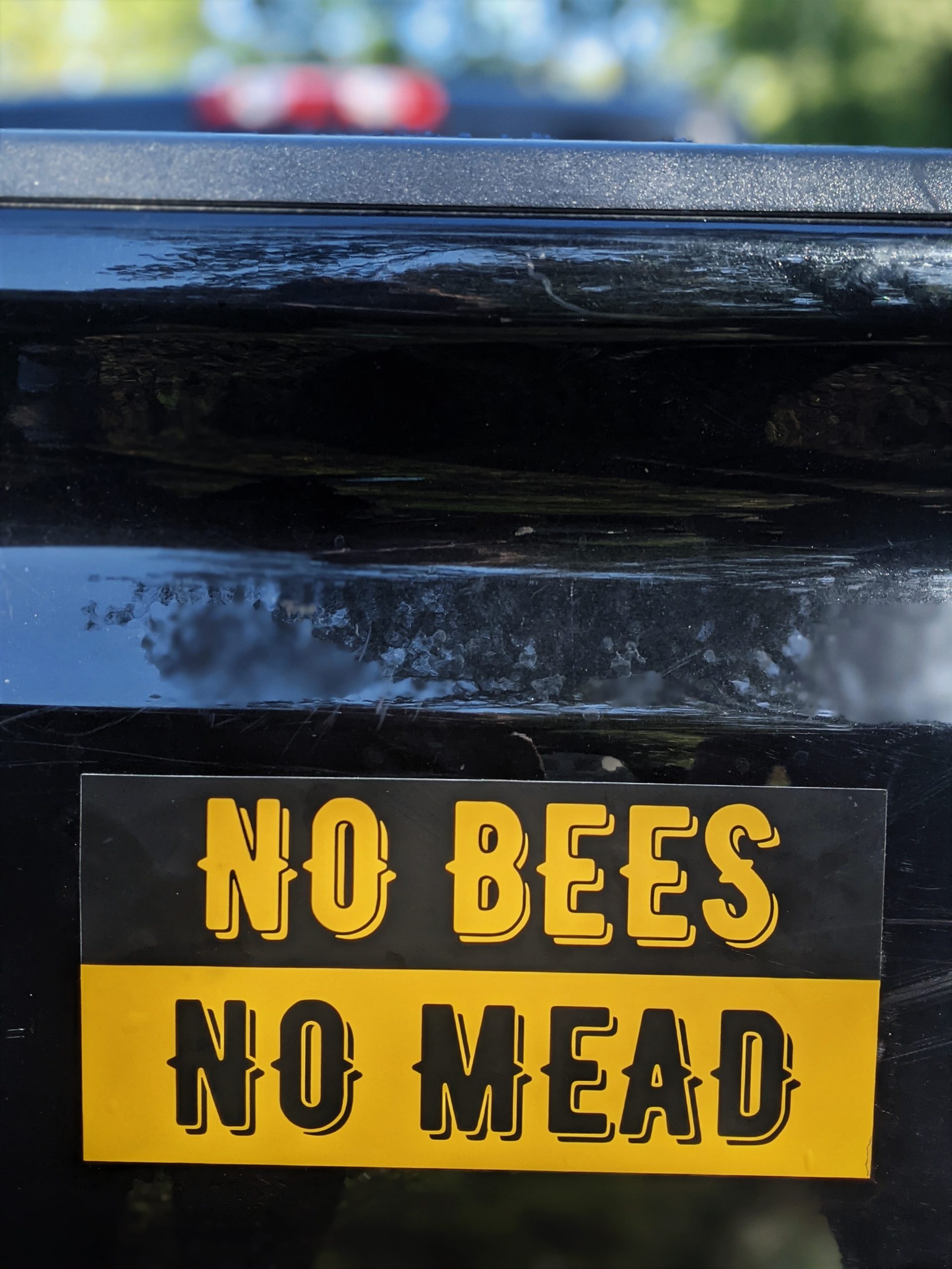 No Bees No Mead Bumper Sticker